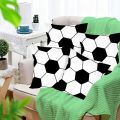 1pc Soccer Football Throw Pillow Case Pillow Cover for Home Sofa Bedroom Room Decor Sports Football Theme Birthday Party Decor.