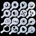 Fancy Coffee Printing Model Cappuccino Mold Latte Coffee Tools Barista  Stencil Sugar Chocolate Cocoa Coffee Decor Coffee Art. 