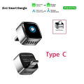 Skilldrive 2026 2 in 1 Mini Wireless CarPlay Adapter 2 Phones One-Tap Switch Android Auto AI Smart Box for Wired CarPlay Car.