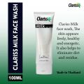 International Thailand product Skin care Clariss Milk face wash used for male/female - 100 ml. 