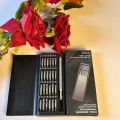 24 in 1 Precision Screwdriver Set with Magnetic Driver, Jiffix Pocket Manual Screwdriver Tool Kit with Sliding Closure, Mini Professional Repair Tools for Electronics/Watch/Camera/Laptop/Glasses.