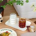 350ML Creativity Glass Cup Transparent Heat-resistant Caterpillar Shape Coffee Mug Drinking Glasses Juice Milk Beer Water Cup.