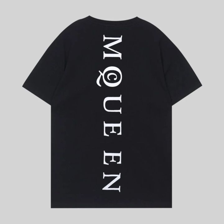 2025 New Fashion Printing Brand Letter Round Neck Short-sleeved T-shirt Men's and Women's Loose Sports Tops Europe and America