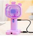 Cute mini fan for school  Portable USB Handheld Fan One-speed Strong Wind Mini Fan Outdoor Fan Cooler mobile holder  and sharpner. 
