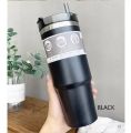 1200ml 900ml and 600ml Tumbler With Handle Straw Lid Insulated Tumbler Thermos Travel Coffee Mug. 