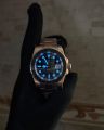 Pagani Design PD1651 Yachtmaster Full Rose Gold Black Bezel Sapphire Glass Automatic Japan Seiko Nh35A Movement 24 Jewels Glass Back Stainless Steel Double Lock Strap Rotating Bezel Luminous Dial Date Display A Classy Unique Time Piece. 