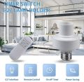 Smart Remote control Timer Switch Wireless Remote Control E27 30m Range Lamp Holder 110V 220V ON Off Light Bulb Base Socket Intelligent. 