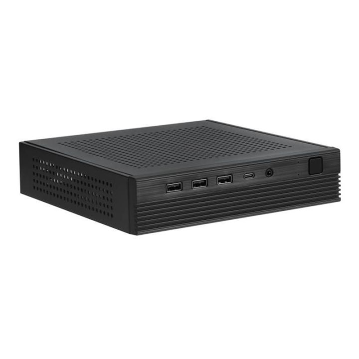 RGEEK TX06 Desktop Mini ITX Case Mini Game Computer Chassis HTPC Cases Stand For MINI-ITX Ultra-Thin Motherboard