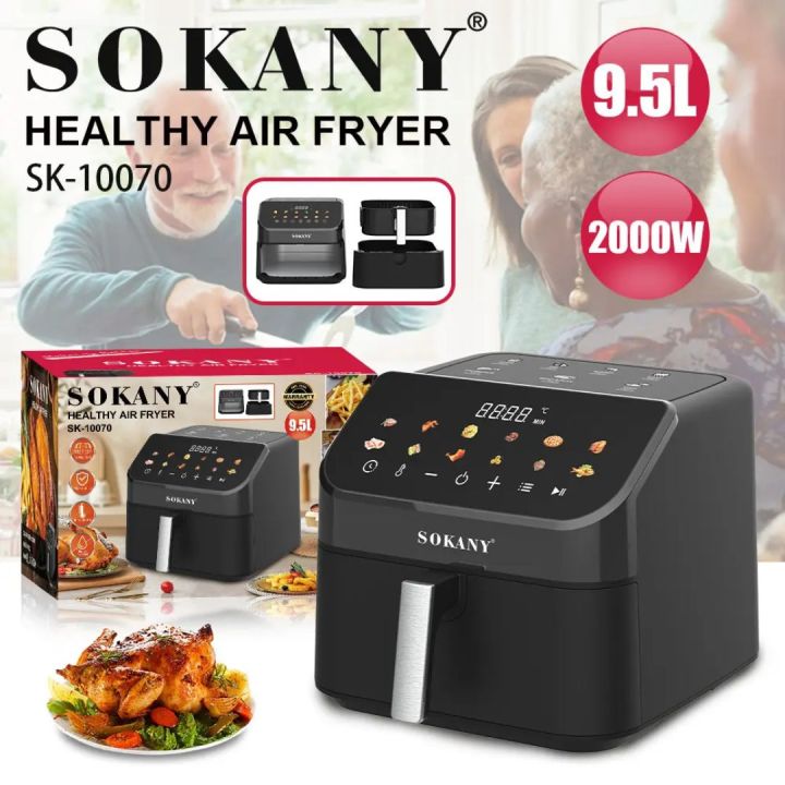 Sokany%20(SK-10070)%209.5%20Litre%202000W%20Digital%20Healthy%20Air%20Fryer%20Large%20Size%20-%20Image%205