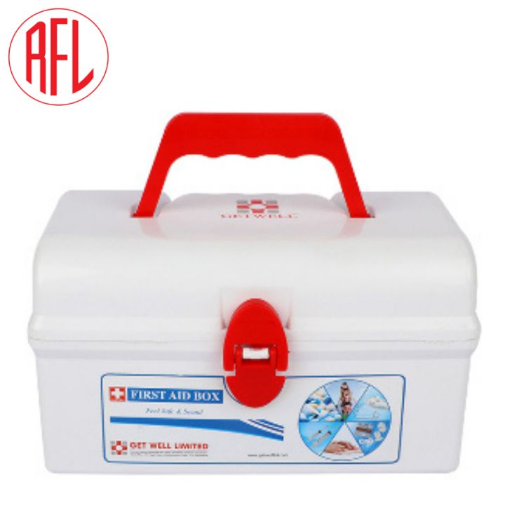 Plastic Solid Box Rfl GETWELL ( RFL)First Aid Kit Box Medicine Box (Factory Sealed) - Made ...