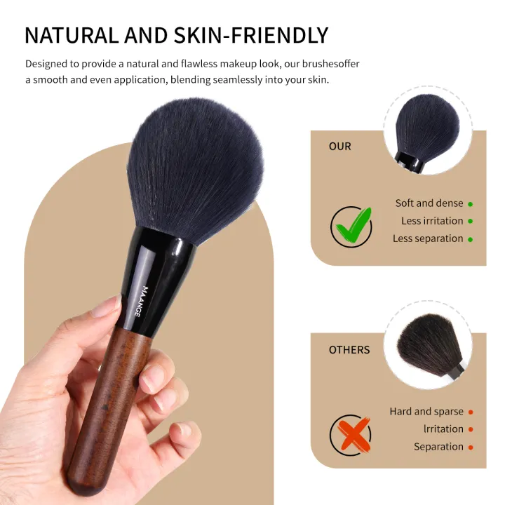 MAANGE%20Makeup%20Brush%20Professional%20Powder%20Brush%20Large%20Soft%20Dense%20Bristle%20Blush%20Blending%20Cosmetic%20Makeup%20Brushes%20Tool%20for%20Beauty%20-%20Image%206