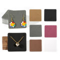 50pcs/lot 5x5cm Kraft Paper Card for Jewelry Packaging Earrings Necklaces Display Cards. 