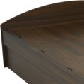 Bed Diwan with Box Storage (Classic Walnut) | 1 Year Manufacturer's Warranty. 