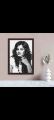 portrait art A4 size with frame. 