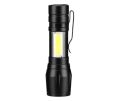 Recharge-able Flashhlight Torch LED USB Portable Torches 3 Modes Mini Camping Lighting - Torch Light. 