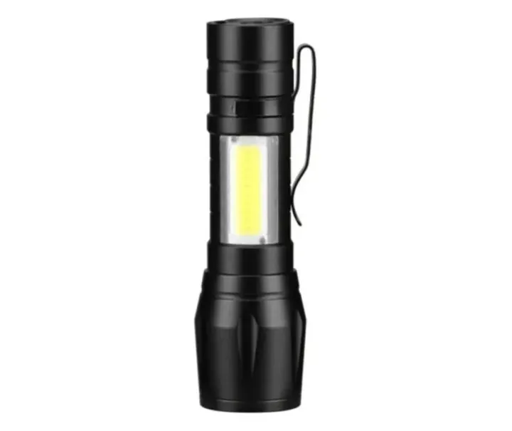 Recharge-able Flashhlight Torch LED USB Portable Torches 3 Modes Mini Camping Lighting - Torch Light – Only ৳185!