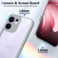 Oneplus Nord CE2 IV2201 Case Air Cushion Shockproof Silicon Bumper Clear Matte Back Cover Hard Phone Case for Oneplus Nord CE 2.