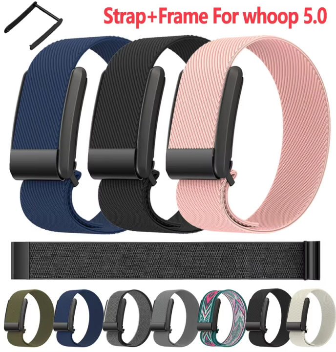 Sport Nylon Straps for Whoop 5.0 Band Whoop 4.0 Stretchy watch bracelet correa elastic wrist replacement for Whoop 4.0 3.0 Bands