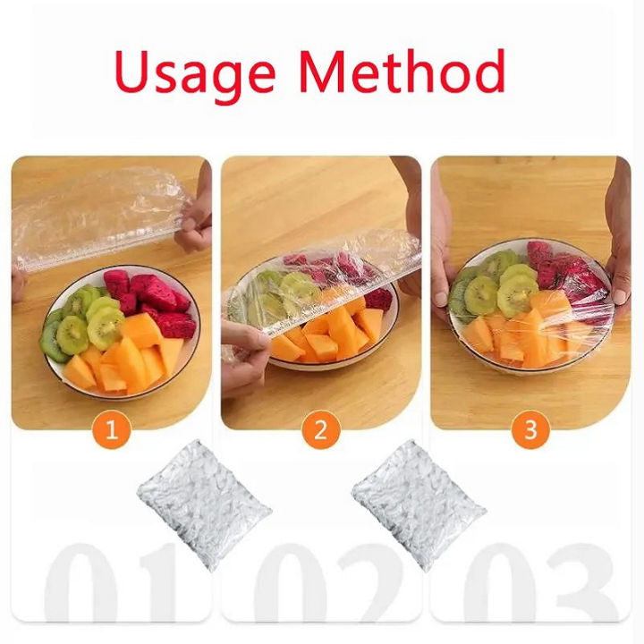 50%20Pieces%20Disposable%20Food%20Cover%20Plastic%20Wrap%20Food%20Grade%20Fruit%20And%20Vegetable%20Plastic%20Bags%20Elastic%20Plastic%20Bags%20Kitchen%20Organizer%20-%20Image%205