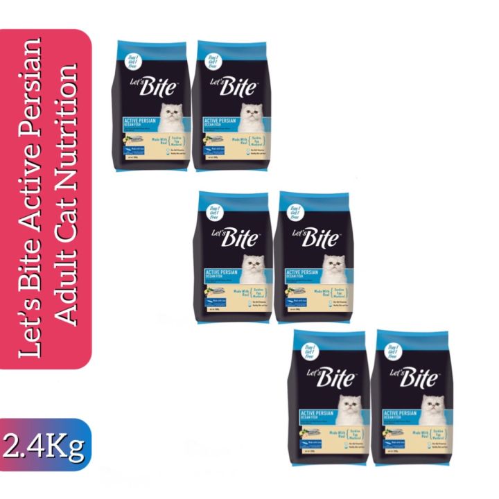 Let’s Bite Active Persian 400g x 6 Packs 2.4Kg