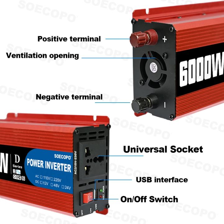 6000W%20Portable%20Smart%20Inverter%2012V/24V/48V%20to%20110V/220V%20AC%20with%20USB%20Port%20&%20Alligator%20Clamps%20for%20RVs%20Trucks%20Worldwide%20CE%20Certified%20-%20Image%202