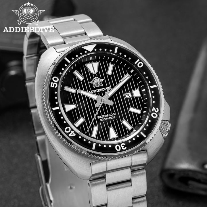 ADDIESDIVE%20Men's%20Watch%20Stainless%20Steel%20Sapphire%20Crystal%20Quartz%20Watch%20Men's%20Luminous%20200M%20Waterproof%20%20Men's%20Analog%20Watch%20-%20Image%202
