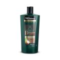 tresemme botanique Nourish and replenish with coconut oil and aloe vera shampoo for smooth, shiny and visibly healthy hair. 