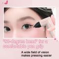 2 PCS New Lazy Integrated Eyeliner Rotating Eyeliner Stamp Pen Long Lasting Natural Waterproof Double Head Seal Eyeliner. 