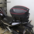 Motorcycle Tail Bag Black Motorbike Waterproof Tail Travel Rider Luggage Rear Back Seat Bag Large Capacity Saddle Bag.
