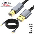 USB Printer Cable,USB 2.0 Type A Male to B Male Scanner Cord High Speed for , , , Epson, Lexmark, Xerox and More. 