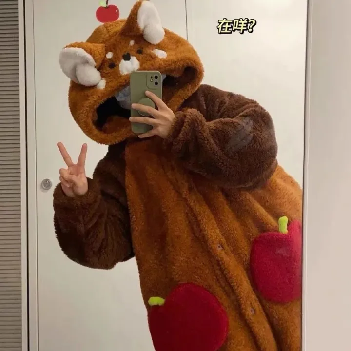 Adult%20Raccoon%20Cosplay%20Costume%20Robes%20Kigurumi%20Unicorn%20Onesie%20Anime%20Nightgown%20Halloween%20Cartoon%20Bear%20Pajamas%20Winter%20-%20Image%206