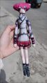 Anime Kasane Teto Cosplay Doll Plush Stuffed Dolls Cute Figure Room Decoration Abstract Wire Skeleton Cosplay Accessories .
