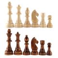 32pcs Wooden Chess Pieces Complete Chessmen International Word Chess Set Chess Piece Entertainment Accessories New.