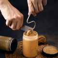 Stainless Steel Peanut Butter Mixer Food Grade Material Butter Sauce Mixer Kitchen Gadgets Household Manual Mixing Tools.