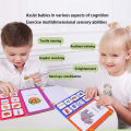 Preschool Busy Book for Toddlers Kids Early Education Montessori Toys 12 Themes Matching Quiet Books Kindergarten Learning Aids. 