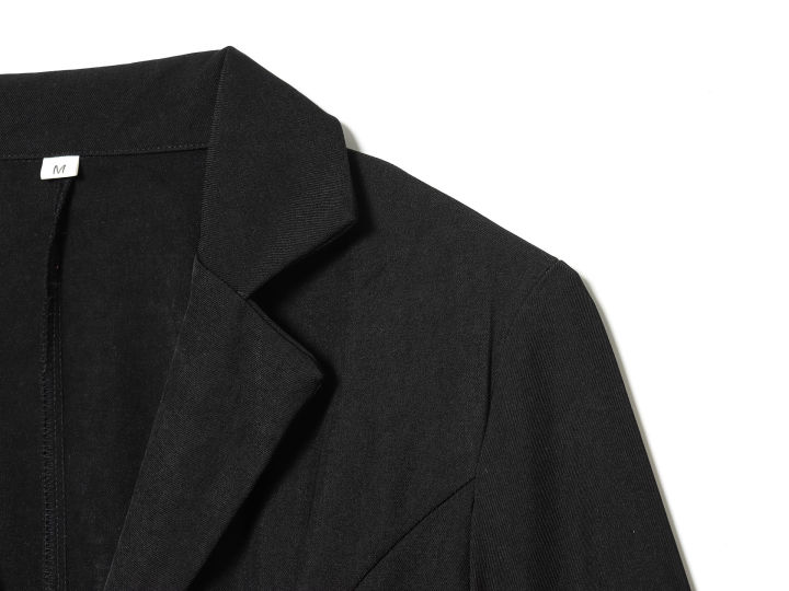 Women%20Elegant%20Lace%20Hem%20Black%20Suit%20Coat%20Fashion%20V-neck%20Single%20Breasted%20Slim%20Fit%20Blazer%202026%20New%20Spring%20Office%20Lady%20Blazer%20Outwear%20-%20Image%204