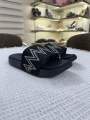 Lightweight Anti-Slip Fly Knit Slides for Men – Soft Black/White Print Slippers for All-Day Comfort. 