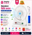Portable Handheld Mini Rechargeable Mini Fan | 3 Speed | Reading Table Charger Fan. 