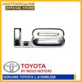 GENUINE 1.8 CHROME TOYOTA LOGO EMBLEM BADGE FOR TOYOTA COROLLA ALTIS 2003 - 2019. 