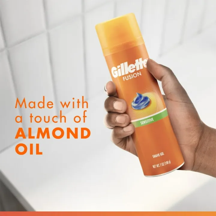 Gillette%20Fusion%20Ultra%20Sensitive%20Shave%20Gel%20for%20Men%20with%20Aloe%20Vera,%20200ml%20%20(2Pack)%20-%20Image%203