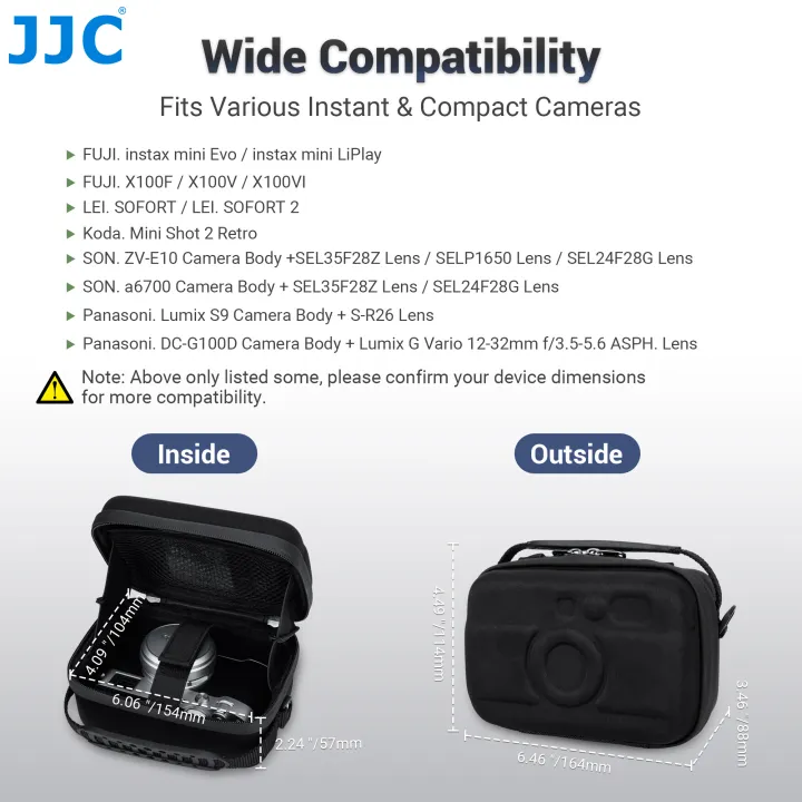JJC%20Black%20Portable%20Camera%20Bag%20Case%20Pouch%20for%20%20Powershot%20V10%20G1%20X%20Mark%20III%20G7X%20Mark%20II%20%20ZV-E10%20%20X-E5%20XE5%20Bag%20-%20Image%204
