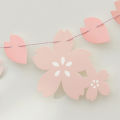 1PC Cherry Blossom Pink Flag Party Decoration Room Wall Layout.