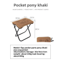 MOUNTAINHIKER Camping Portable Folding Stool Ultra-light Aluminum Alloy Storage Chair Mini Fishing Chairs Picnic Light Furniture. 