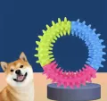 Rubber Bite Resistance Dog Toy Teeth Cleaning. 