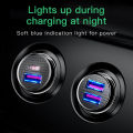 Baseus 30W USB Car Charger Quick Charge 4.0 3.0 FCP SCP USB PD For iPhone 12 13 14 15 Pro Fast Charging Car Phone Charger.