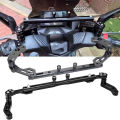 Universal Motorcycle Cross Bar Balance Bar Multi-angle Adjustment Mounting Extension Bracket Multi-Purpose for PCX/ADV/Nmax/Xmax.