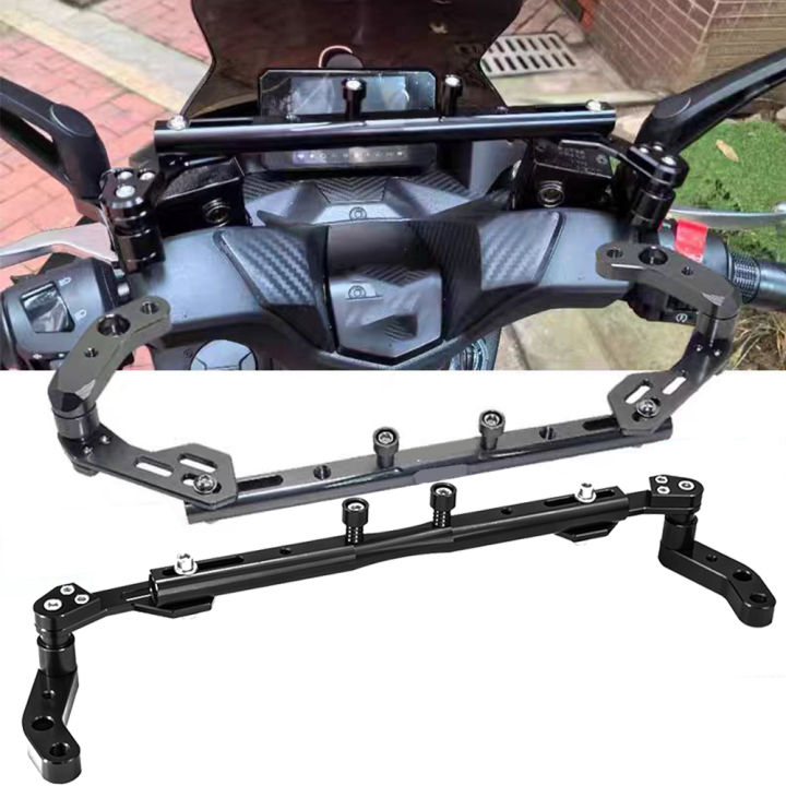 Universal Motorcycle Cross Bar Balance Bar Multi-angle Adjustment Mounting Extension Bracket Multi-Purpose for PCX/ADV/Nmax/Xmax