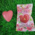 Madam Heng Love Time Stories Madam Heng Love Time Story Heart [30 Grams] [Heart, Pink Envelope] [10 Bars] Madam Heng Soap, Body Cleansing Soap.. 
