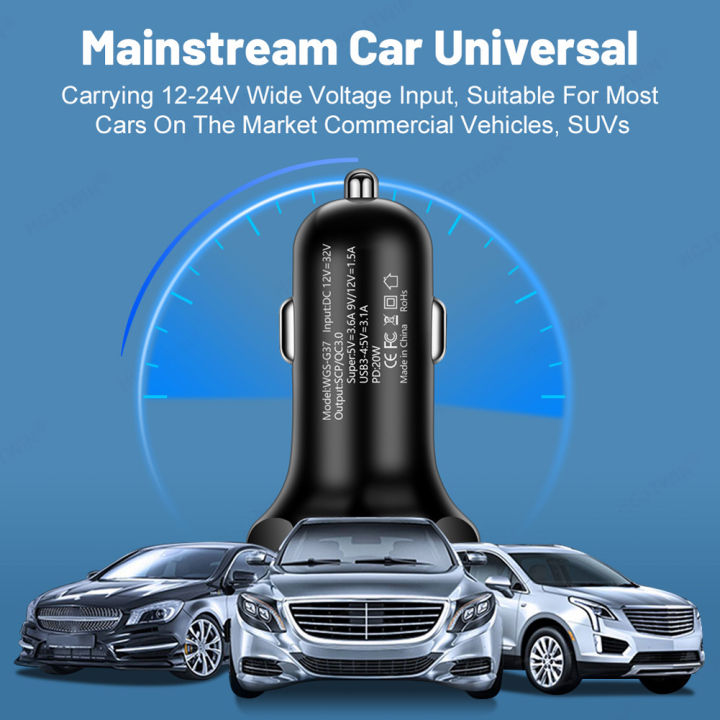 5%20Ports%20USB%20Car%20Charge%20250W%20Quick%203.1A%20Mini%20Fast%20Charging%20For%20iPhone%2015%2014%2013%20%20%20Mobile%20Phone%20Charger%20Adapter%20in%20Car%20-%20Image%205