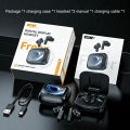 AI Translation Bluetooth Earbuds 134 Languages Support LCD Touch Screen Bluetooth earphone Long Battery Life.